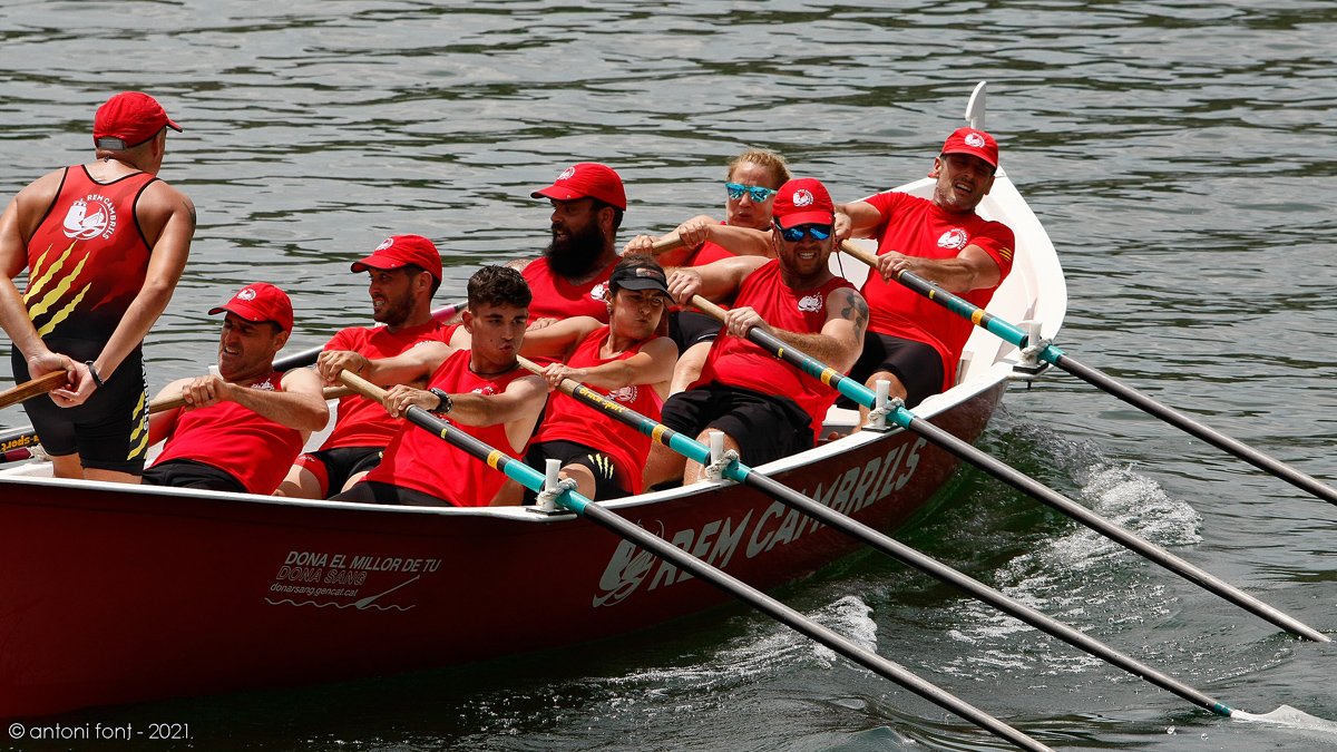 El Club Rem Cambrils Participa A La Tercera Regata De La Lliga Catalana