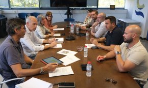 Nova reunió dels responsables municipals de Cambrils, Mont-roig i Vandellòs i l'Hospitalet per la construcció de la via verda