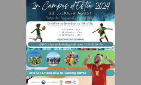 El Cambrils Futbol Platja organitzarà la segona edició del seu Campus d'Estiu del 22 de juliol al 9 d'agost