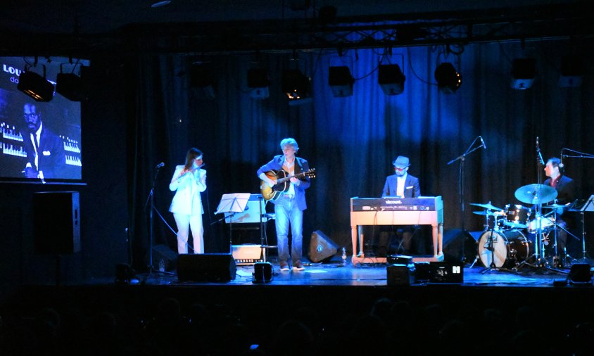 Un moment del concert del passat dissabte al vespre, al Casal Parroquial de Sant Pere