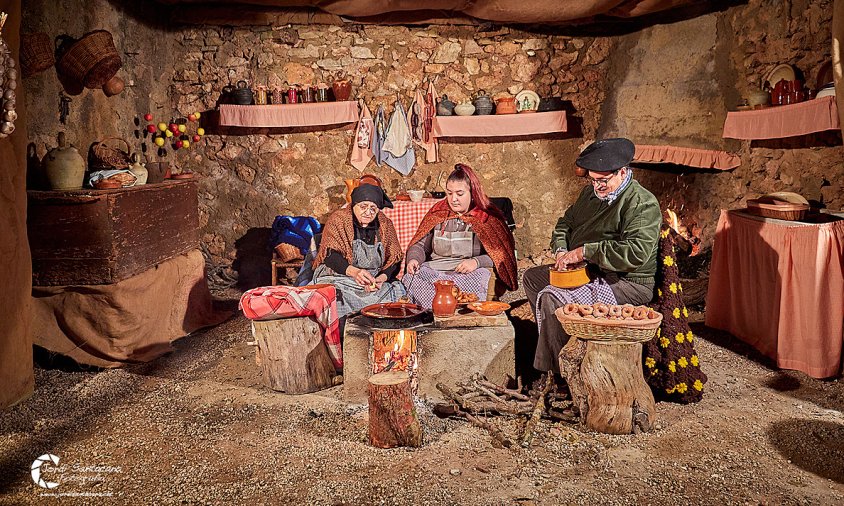 Imatge d'una de les escenes del Pessebre dels Estels