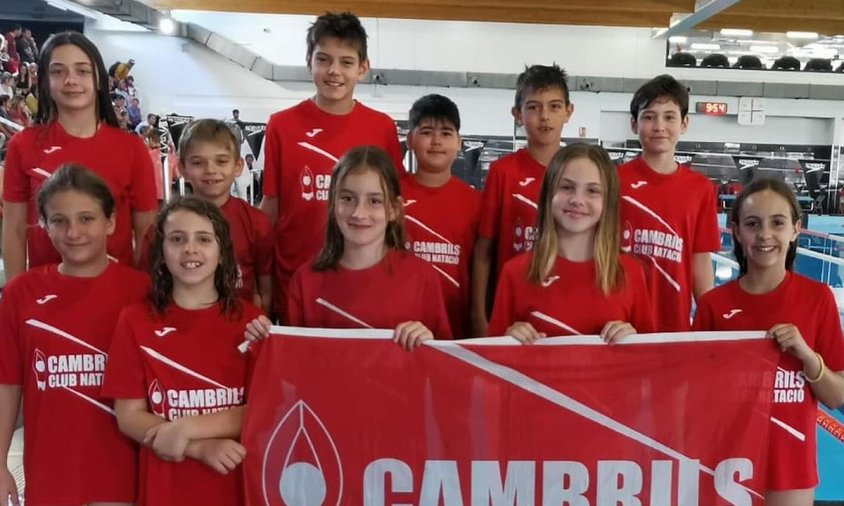 Nedadors del Cambrils Club Natació que van participar en la competició