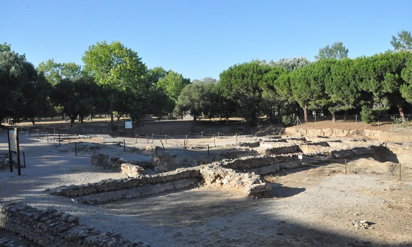 Aspecte de la Vil·la Romana de la Llosa