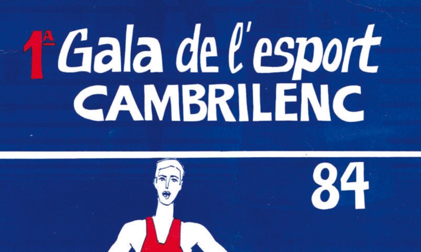 Programa de la 1a Gala de l'Esport Cambrilenc 1984