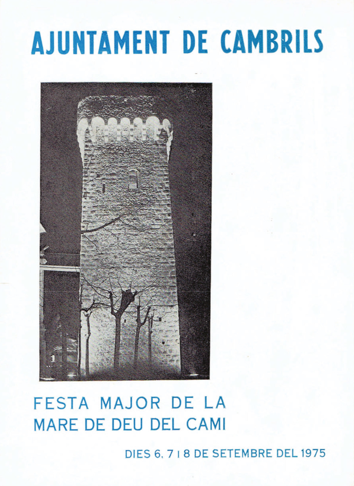 festa major cami cambrils 1974