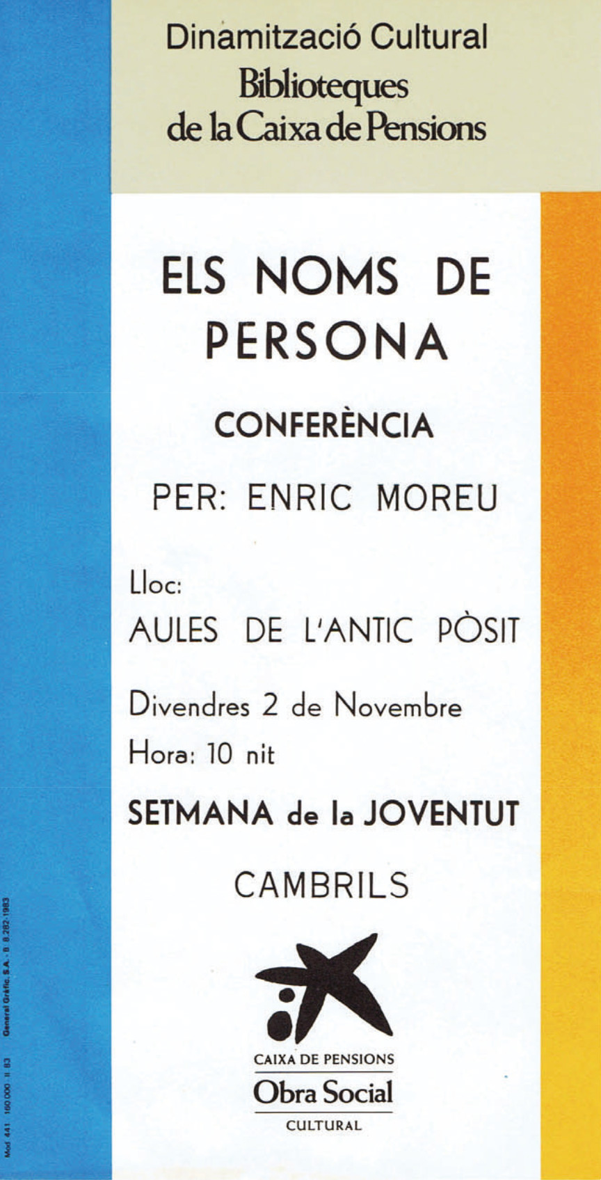 fulleto noms persona cambrils 1984