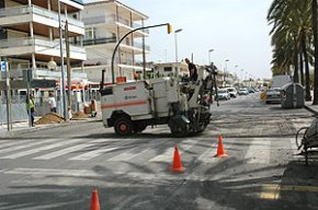 S'inicia la segona fase de les obres de millora de l'avinguda de la Diputació