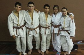 Dues medalles d'or, una de plata i dues de bronze per als judokes cambrilencs a la Copa Catalana cadet