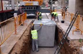 Primers contenidors soterrats a lEixample