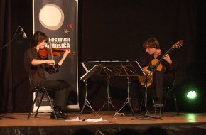 El concert d'Adrià Baiges i Lluís Castán tanca el cicle de concerts gratuïts Petit Festival