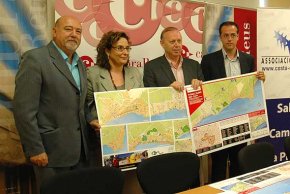 Es presenta la reedició del plànol turístic impulsat per la Cambra de Comerç i l'Associació Hotelera