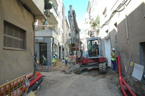 Les obres de remodelació del Barri Antic avancen a bon ritme