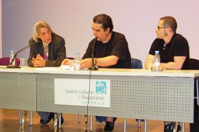 Els cantautors Luis Pastor i Adolfo Osta, protagonistes de la primera sessió del Seminari M. Dolors Medina