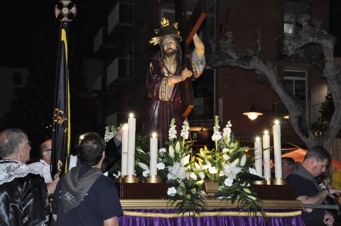 Trasllat en processó de la imatge de Jesús Natzarè