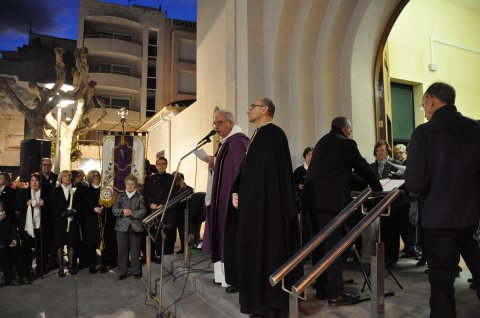 Trasllat en processó de la imatge de Jesús Natzarè