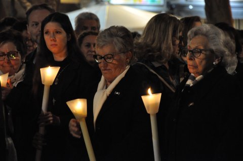 Trasllat en processó de la imatge de Jesús Natzarè