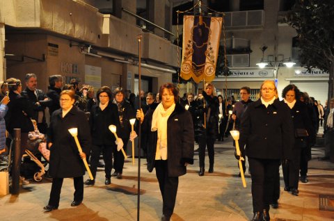 Trasllat en processó de la imatge de Jesús Natzarè