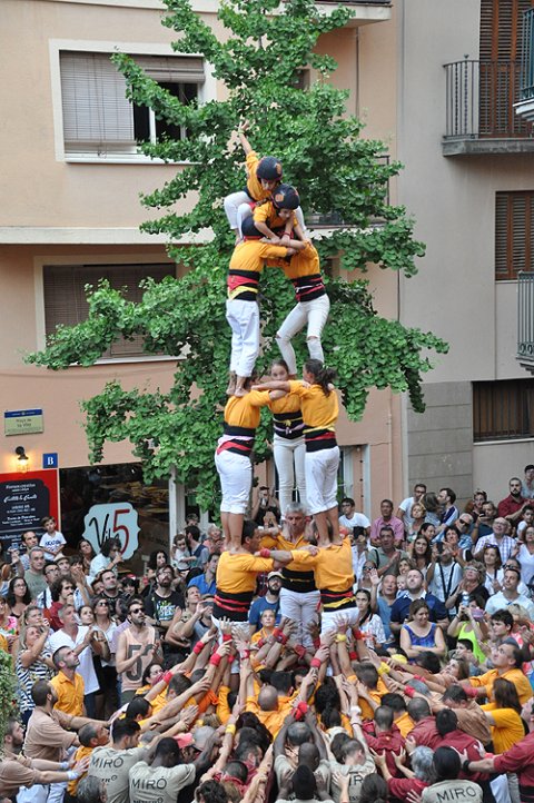 3 de 6 dels Castellers de la Bisbal