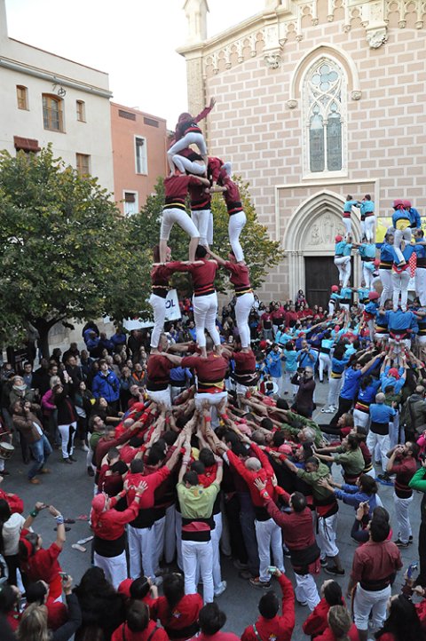 5 de 6 dels Xiquets de Cambrils