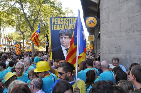 Multitudinària Diada a Barcelona