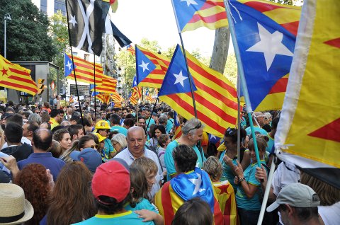 Multitudinària Diada a Barcelona