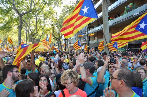 Multitudinària Diada a Barcelona