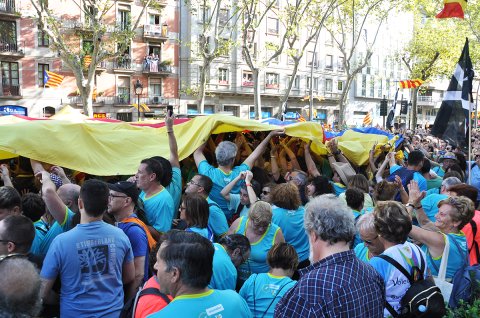 Multitudinària Diada a Barcelona