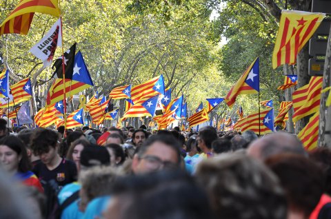 Multitudinària Diada a Barcelona