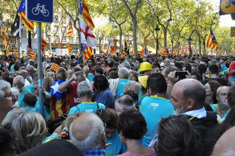 Multitudinària Diada a Barcelona