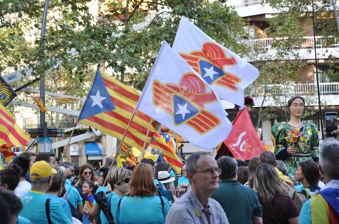 Multitudinària Diada a Barcelona