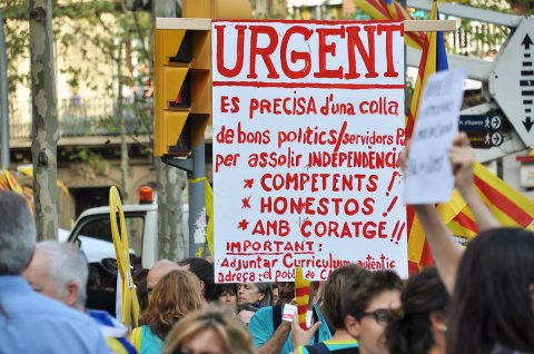 Multitudinària Diada a Barcelona