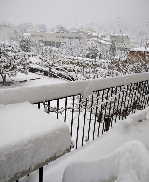 La neu arriba al territori (Tivissa)