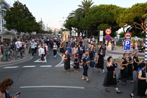 Processó en honor a la Mare de Déu del Carme