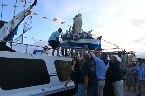 Processó en honor a la Mare de Déu del Carme