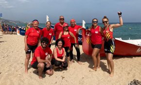 El Club Rem Cambrils participa en el XVI Trofeu Ciutat de Badalona de Llagut