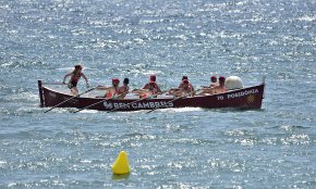 Cinc equips del Club Rem Cambrils disputen les finals de la segona regata de la Lliga de Llagut Català disputada a Cambrils