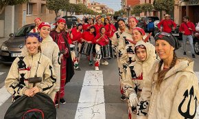 Els Cagarrieres participen al II Correfoc Femení de La Selva del Camp