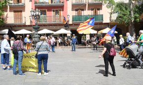 Nova concentració de les Àvies i Avis per la independència a la plaça de la Vila