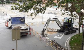 Nou pas en les obres de connexió de l'Eixample amb Horta de Santa Maria