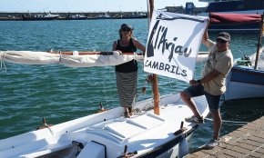 La Muga, una nova embarcació de vela llatina que s'incorpora a l'Arjau