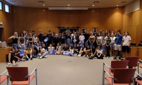 El consistori dona la benvinguda a un grup d'estudiants alemanys del programa Erasmus de l'Institut Cambrils