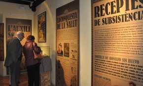 S'inaugura l'exposició «El farcell de la postguerra. Quan la gana aguditza l'enginy» al Museu Molí de les Tres Eres