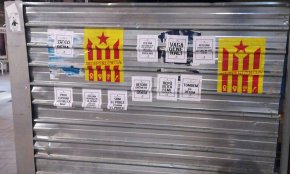 El CDR Cambrils desmenteix que sigui l'autor d'uns cartells que amencen de mort a «qui tregui llaços grocs»