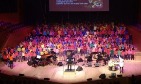 La Coral Infantil Verge del Camí participa al concert «Pont de cançons» a l'Auditori de Barcelona