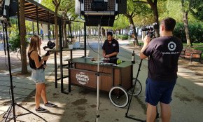 Comencen les gravacions del programa televisiu «Gastro mòbil Cambrils» de Canal Reus