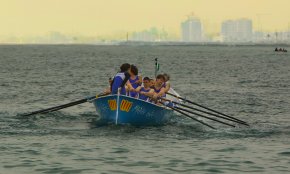 Vent d’Estrop participa a la regata d'Arenys de Mar amb l'ull posat en la preparació de la propera temporada