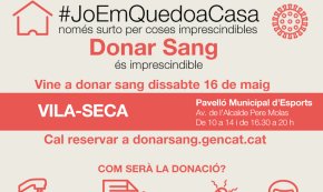 Vila-seca acollirà dissabte una campanya de donació de sang en favor del cambrilenc Adrià Valadés