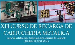 El Club de Tir Olímpic organitza el tretzè curs de recàrrega de cartutxeria metàl·lica 