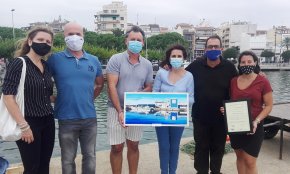 Vent d'Estrop lliura el Premi a la Concòrdia Fede Baillo d'enguany a la Confraria de Pescadors