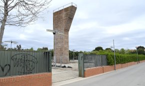 El rocòdrom del parc del Pinaret, una instal·lació frustrada des de la seva inauguració